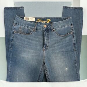 SEVEN 7 Women’s Tummyless High Rise Skinny Jeans. Slimming Control Size 14 NWT